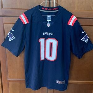 NFL Nike New England Patriots Men’s Mac Jones 10 Player Game Jersey Navy XL